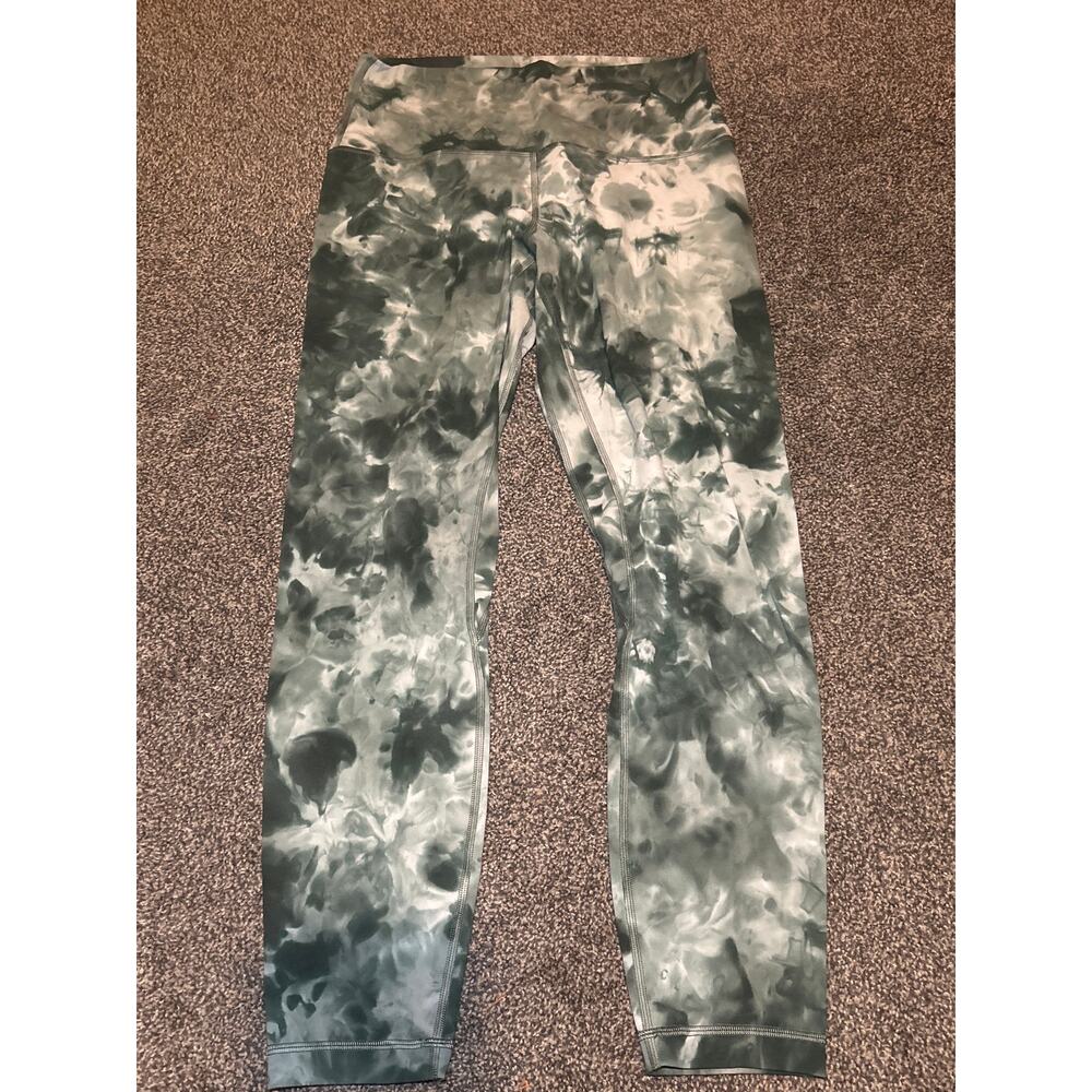 Lululemon Align High-Rise Pant 25" Diamond Dye Green Starlight Smoked Spruce 8